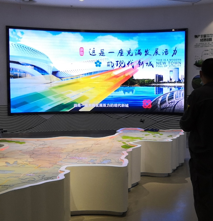 孝感孝感文化建設(shè)中心室內(nèi)P2.5全彩屏